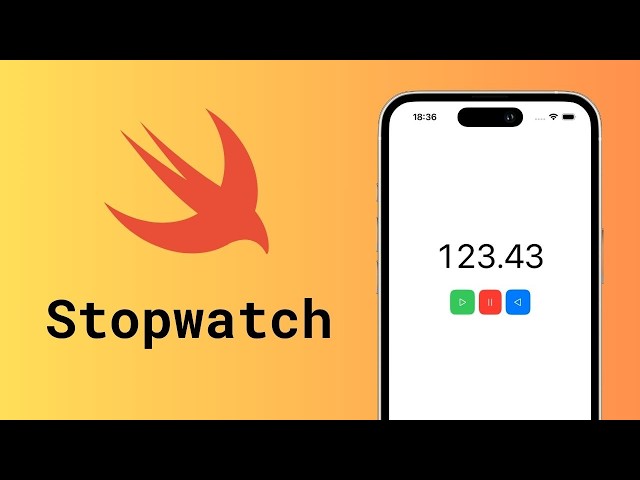 SwiftUI Stopwatch Tutorial For Beginners