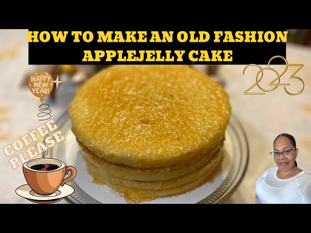 🍎HOW TO MAKE An OLD FASHION APPLE-JELLY CAKE🍎#goodeats #amazing #homemade #soogood