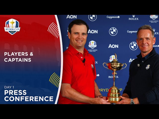 LIVE | Players & Captains Press Conference Day 1 | 2023 Ryder Cup