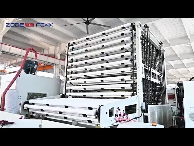 Toilet Paper Roll Making Line 450m Working Speed Toilet Tissue Converting Line