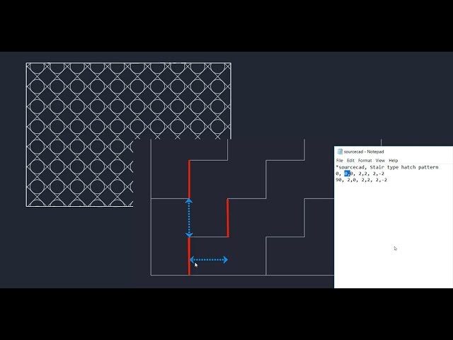 How to make custom hatch pattern in AutoCAD with Superhatch and pattern file