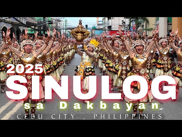 CEBU CITY: SINULOG SA DAKBAYAN 2025 Street Dancing Full  Performance, January 12 2025