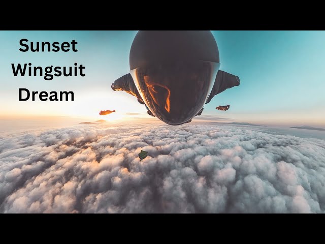 Epic Sunset Wingsuit Flying | Immersive GoPro 360 VR