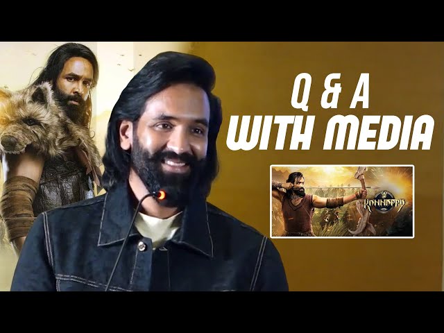 Manchu Vishnu Interaction With Tamil Media About Kannappa Movie | Mohan Babu | Manastars