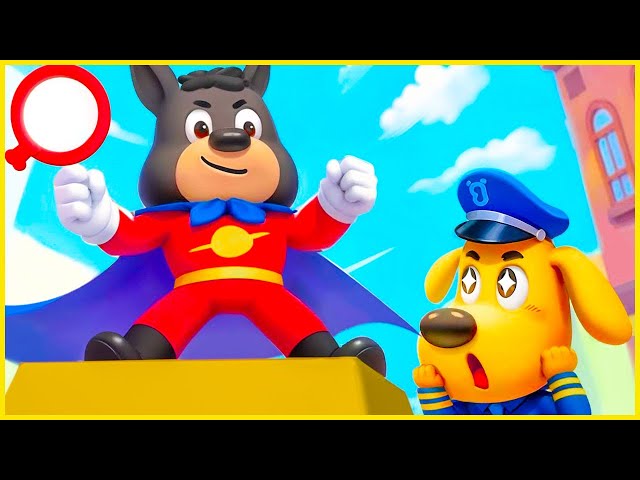 Sheriff Labrador New Episode 2024 Dobie Wants to Be a Superman | Funny Stories Kids | Police Cartoon