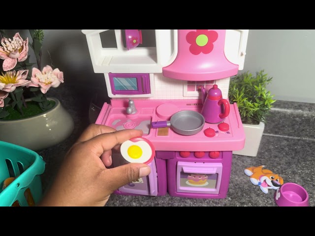 ASMR pretend play kitchen set