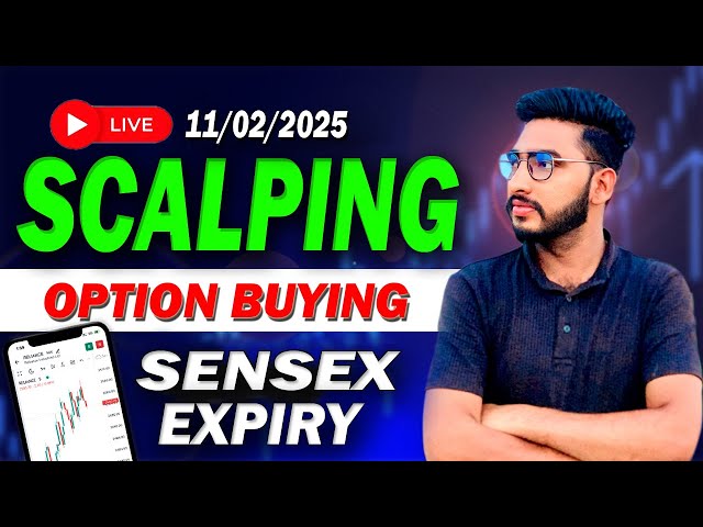 Live intraday trading | option trading | live scalping | 11/02/2025 | option scalping | bank nifty