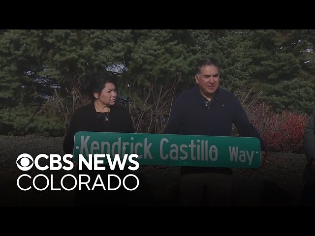 Kendrick Castillo Way honors student who died saving classmates during Colorado school shooting