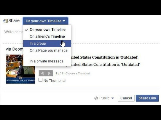 How To Post A Picture In FB Group-How To! Videos