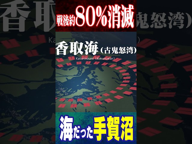 戦後約80%消滅した手賀沼は海だった！