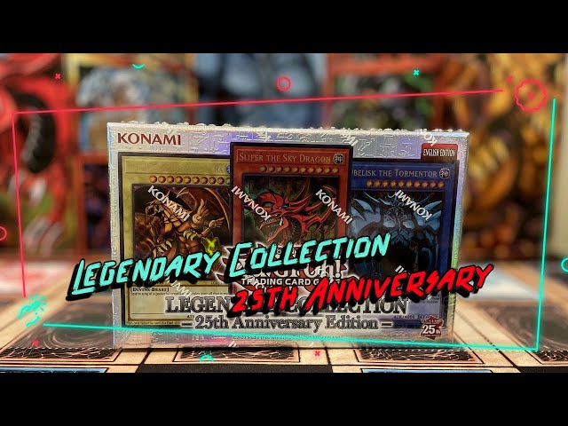 Yu-Gi-Oh! 25th Anniversary Legendary collection mega opening! Can we pull all quarter century rares?