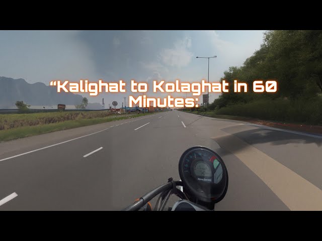 Kalighat to Kolaghat in just 60 Minutes unbelievable ride | super meteor 650 | Top speed