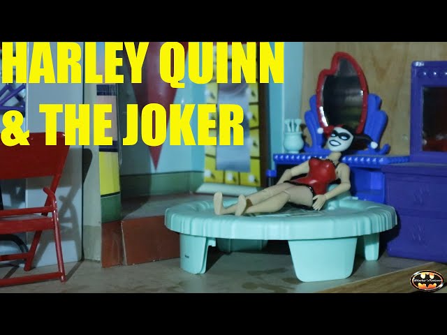 Joker & Harley Quinn vs Batman Happy Valentine's Day From dHunter's Reviews Action Figure Style