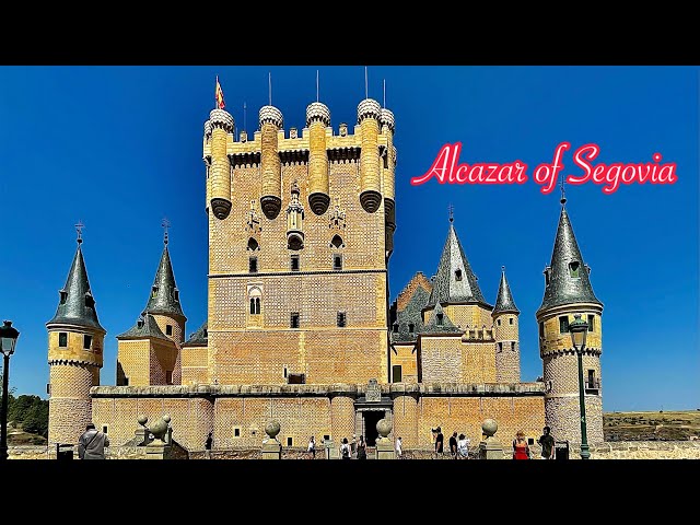 The most iconic castle in the world- Alcázar of Segovia Spain UNESCO World Heritage tour 2024