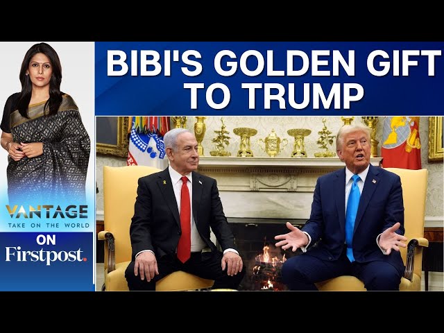 Israeli PM Benjamin Netanyahu Gifts a Golden Pager to Donald Trump | Vantage With Palki Sharma |N18G