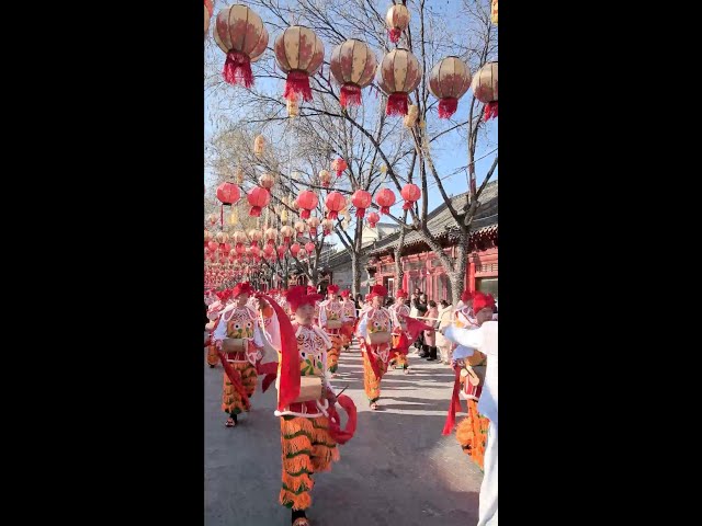 Chinese New Year traditional folk customs live stream