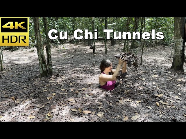 4K HDR | Cu Chi Tunnels Walking Tour - 1 hour 45 mins Tour With Captions - HCM City | Vietnam 2023