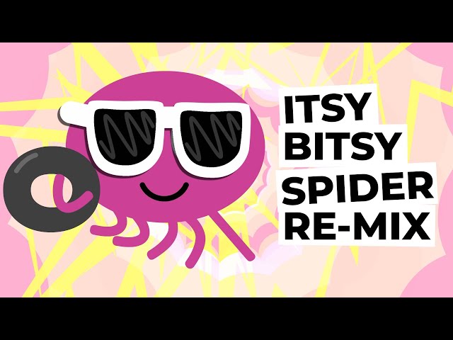 Itsy Bitsy Spider - Re-mix | Children's Song | The Nursery Channel