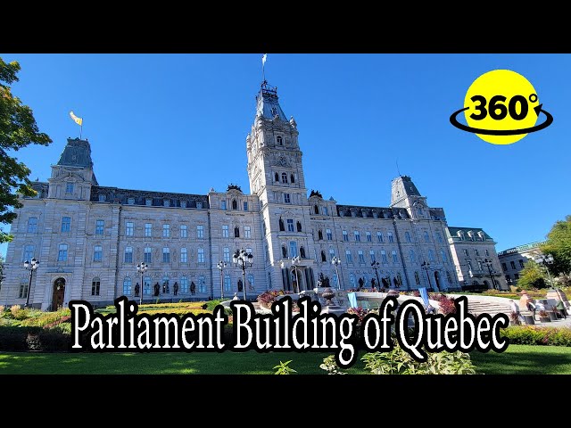 360° Video | Quebec City tour | We walk to Parliament Building of Quebec