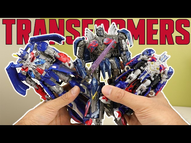 The Evolution Of Knight Prime Toys | #Transformers Ages Of Extinction Optimus Prime