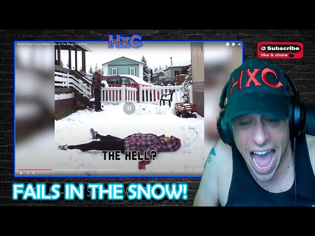 Winter Fails! Funny Winter Fails of The Week | FailArmy Reaction!