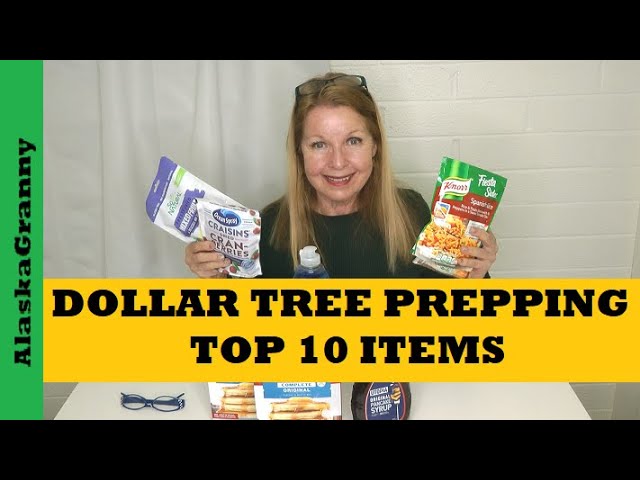 Budget Prepping Supplies...Dollar Tree Prepping...Top 10 Items I Bought