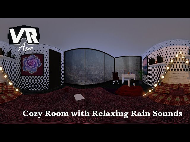 Cozy Room with Relaxing Rain Sounds for Sleeping | Deep Sleep, Rain Sounds, Sleep Sounds, ASMR Sleep