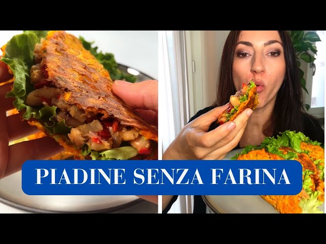 PIADINA DI CAROTE - SENZA FARINA (Ricetta SENZA GLUTINE)