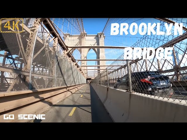 Brooklyn Bridge Bike Ride NY | NYC 4K | GO SCENIC