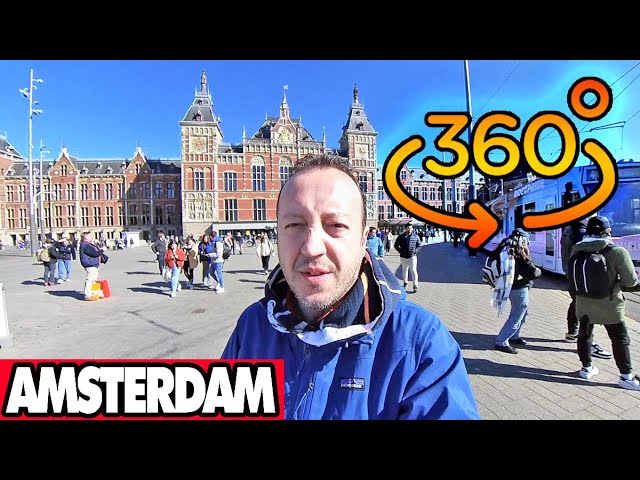 First Steps to Amsterdam - Amsterdam Station Square 360 Degree