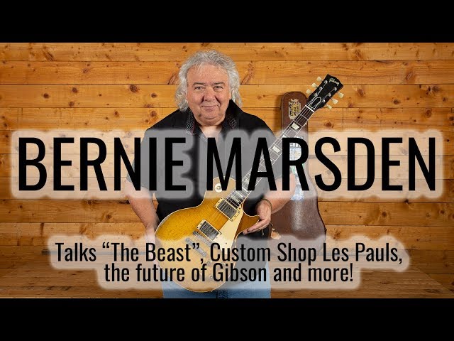 Bernie Marsden and his '59 Les Paul "The Beast" at Peach Guitars!