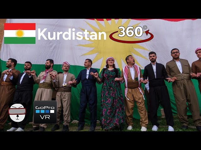 ☀️ 360° Newroz 2021 - Kurdish New Year | Erbil, Kurdistan 【GoPro VR Travel | 360 Video】