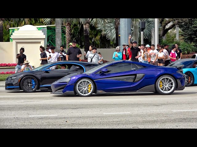 SUPERCARS BLASTING LOUD Acceleration From Supercar Saturdays   Lamborghini, Ferrari, McLaren & More