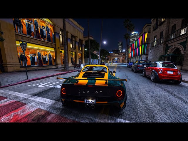 GTA 5 PS5 Pro Experience next-level realism with ray-traced reflections!