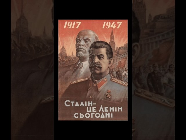 Stalin is Lenin Today (1947)! Soviet Union USSR CCCP Marx Engels Lenin Stalin