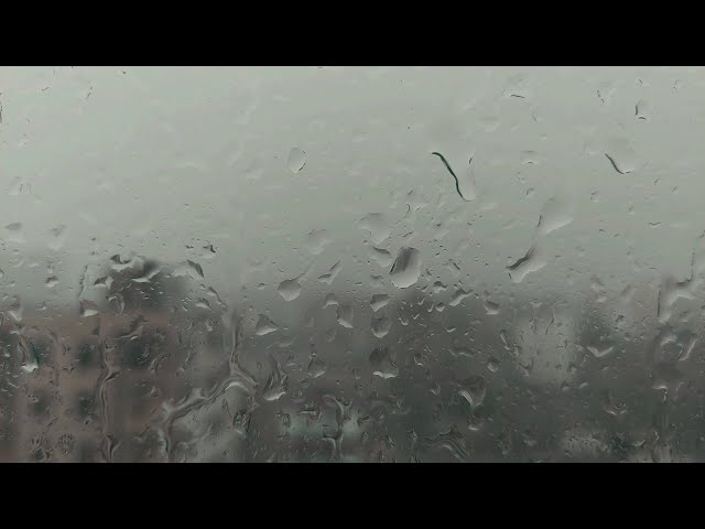 4K Rain on Window Pane Screensaver With Sound || Free Download || Rain Sounds For Sleep