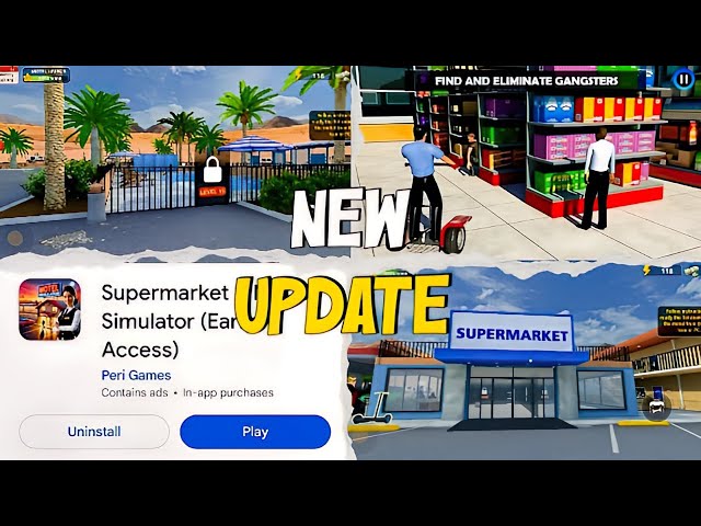 "New Features Revealed!🤯 Supermarket And Motel Simulator 2024 Update