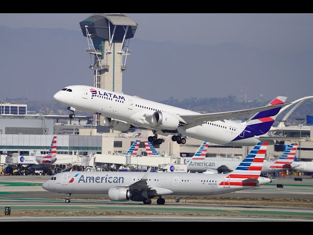 Los Angeles International Airport Plane Spotting! #a380 #boeing747 #airbusa380