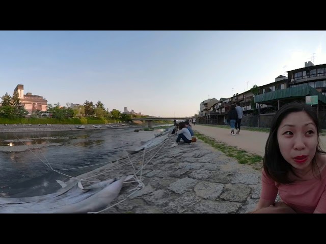 Why Travel? Musings by the Kamo River with Eric and Cindy: Virtual Reality 360