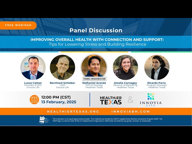 Improving Overall Health with Connection and Support | Panel Discussion Replay