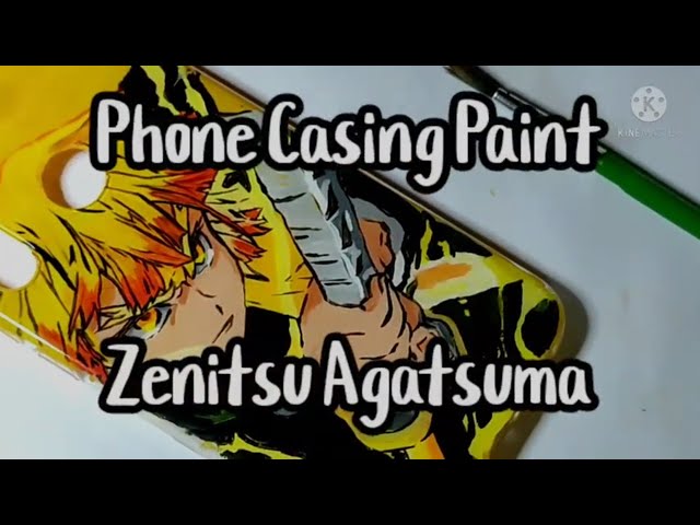 Zenitsu Phone Casing Paint