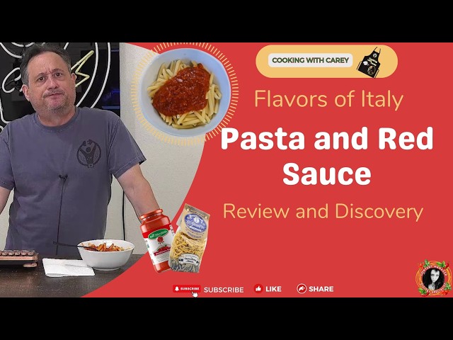 Tasting La San Marzano Arribiata pasta sauce w/Giuseppe Cocco Pennette Rigate