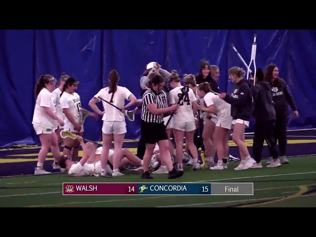 2025 Concordia-St. Paul women's lacrosse vs Walsh, 2-16-25