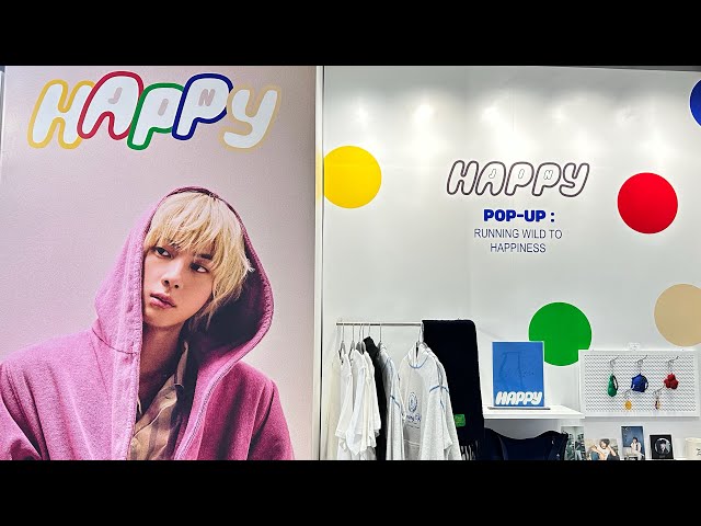 BTS Jin “Happy” Pop-Up Store - Newest Merch