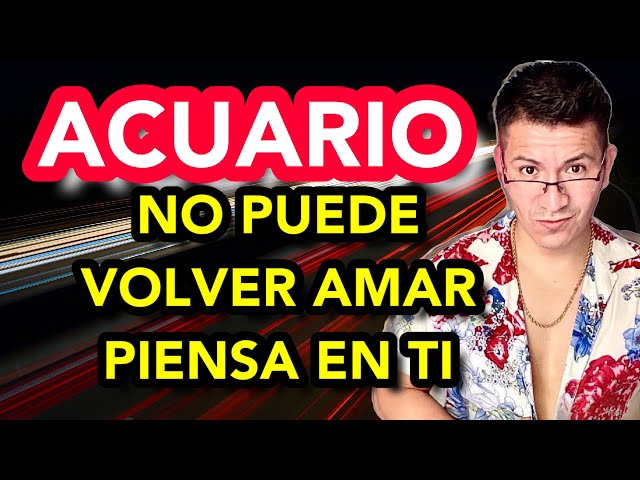 ACUARIO ♒️ ELLOS NUNCA SE PERDONAN EL HABERTE PERDIDO 😢 LLORAN POR TI