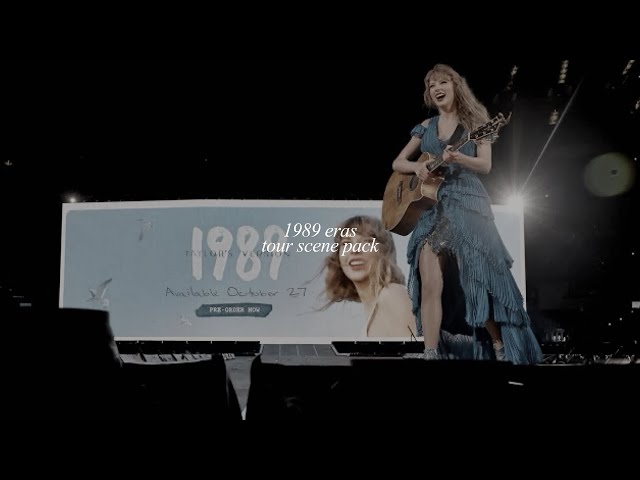 eras tour '1989' set clips