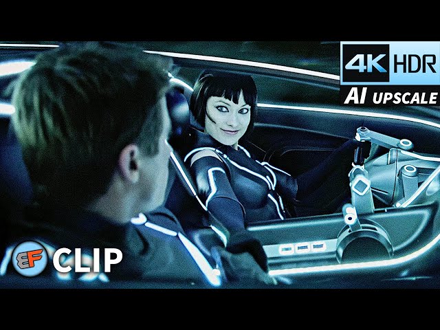 Sam Flynn Meets Quorra Scene | Tron Legacy (2010) IMAX 4K HDR Movie Clip