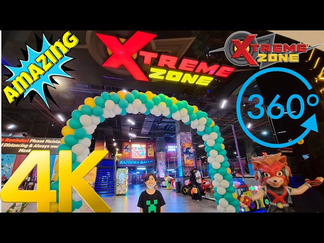 360 Video Indoor Playground Family Fun for Kids | Xtreme Zone Abu Dhabi Mall | The Childhood Life