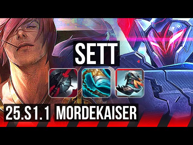 SETT vs MORDEKAISER (TOP) | 2700+ games, 5k comeback, 44k DMG | NA Master | 25.S1.1