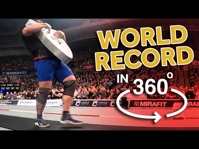 200KG Shield Carry WORLD RECORD | 360° VR